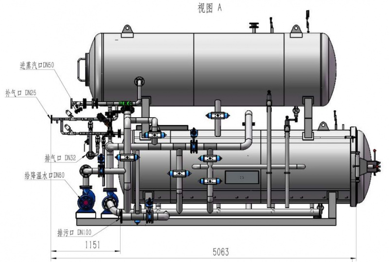 杀菌锅安装示意图
